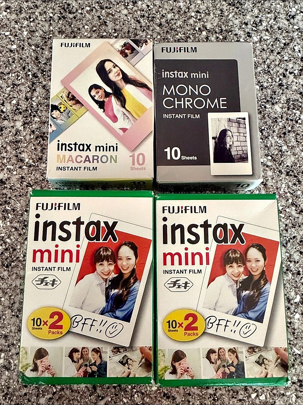 Fujifilm instax mini instant film 4-Pack NWT